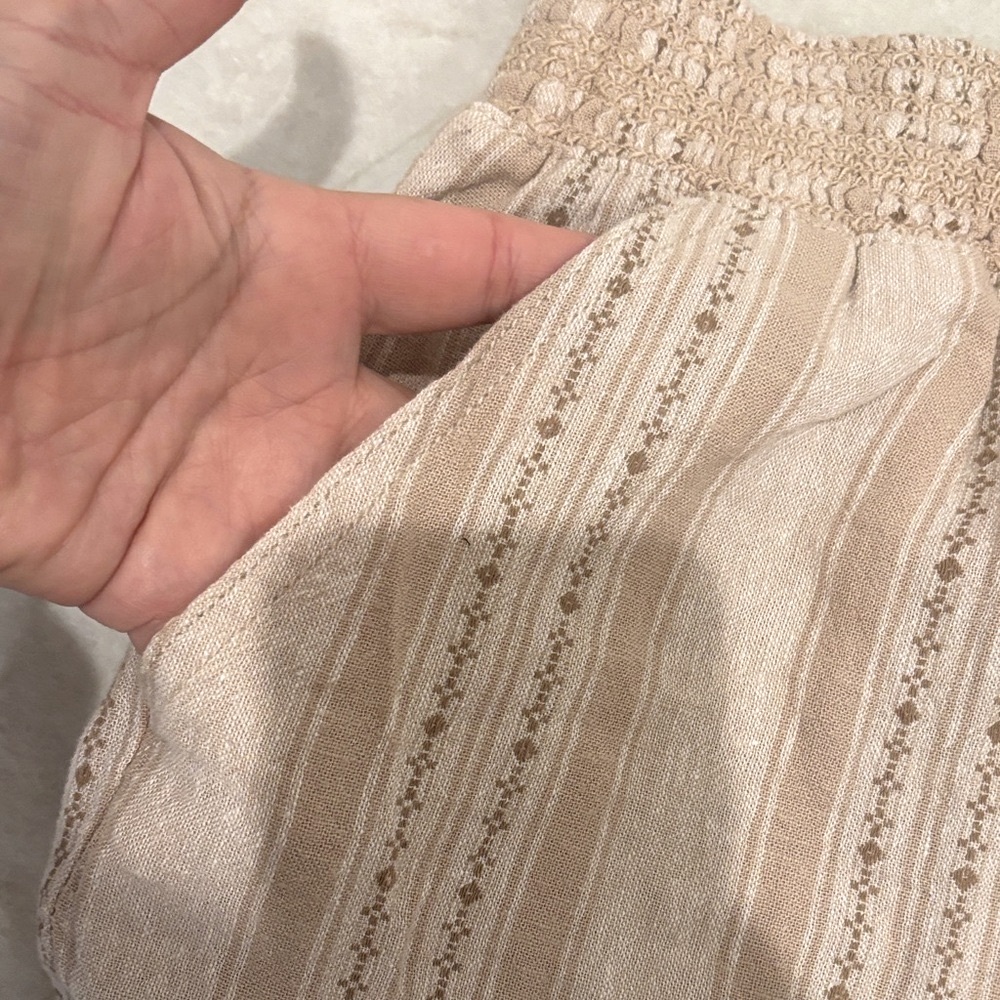 Briggs New York Women's Linen Blend Pull-On Pants – Tan, Size XXL, Relaxed. NWT - Picture 7 of 15